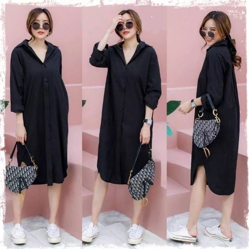 Baju Dress Wanita Casual Anastasia Fesyen Wanita Pakaian Wanita
