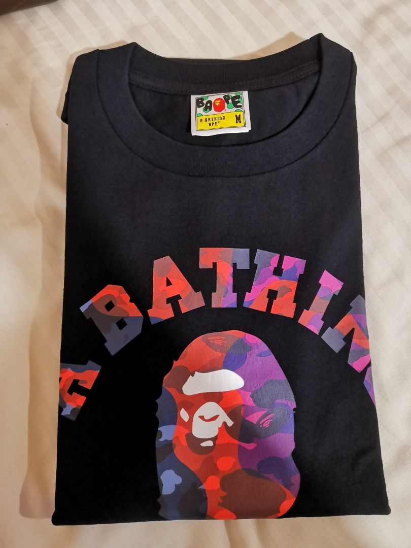 BATHING APE T SHIRT ORIGINAL FROM JAPAN Men s Fashion Tops Sets Tshirts Polo Shirts on Carousell