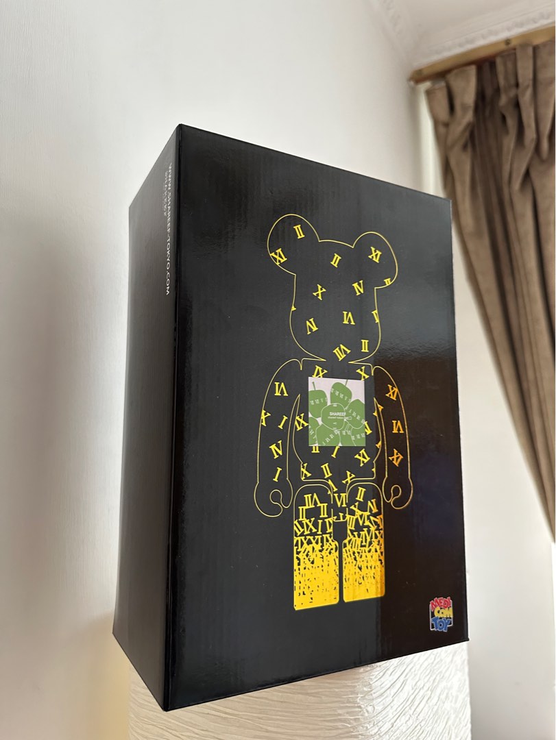 BEARBRICK × Studious × Shareef Apple Baby 蘋果干秋400% &100% Green