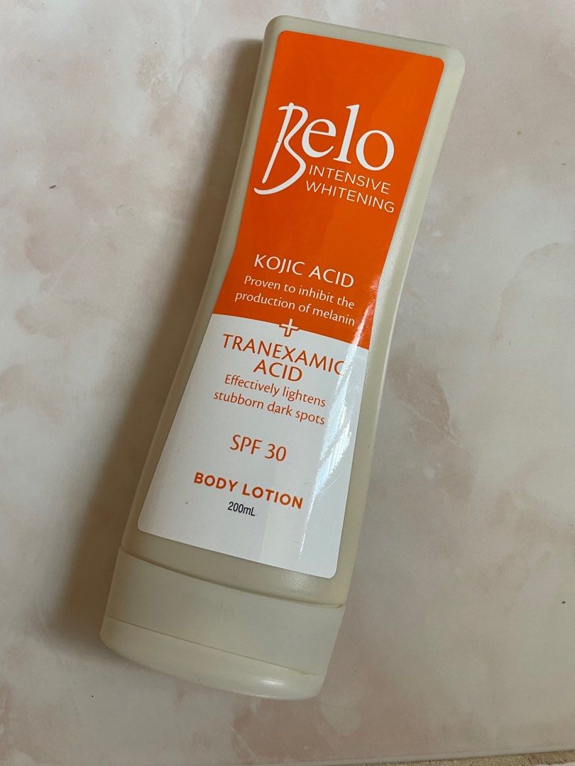 Belo Kojic+Tranexamic Acid Lotion 200ml, Beauty & Personal Care, Bath