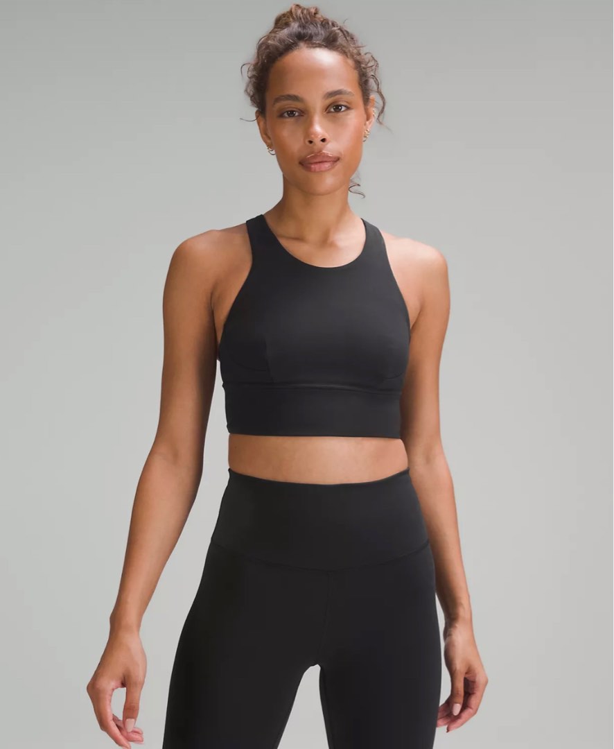 Lululemon Wunder Train Strappy Racer Bra Medium Forest 4 - $35 New