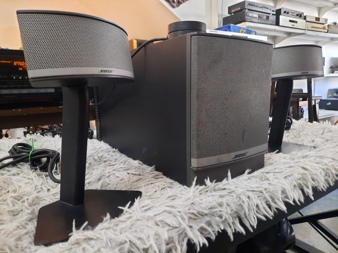 fjende dette Stol Bose companion 5 multimedia speaker system, Audio, Soundbars, Speakers &  Amplifiers on Carousell