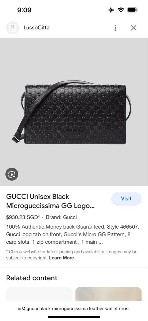 Gucci microguccissima wallet crossbody online
