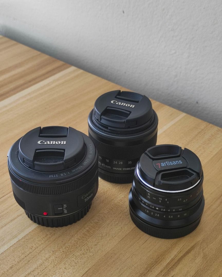 Canon M6 Mk II (w/ Viltrox adapter and 3 lenses), Photography, Cameras