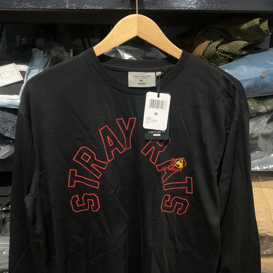 国内最安値 [タグ付き未使用] carhartt × stray rats｜Arch Tee T