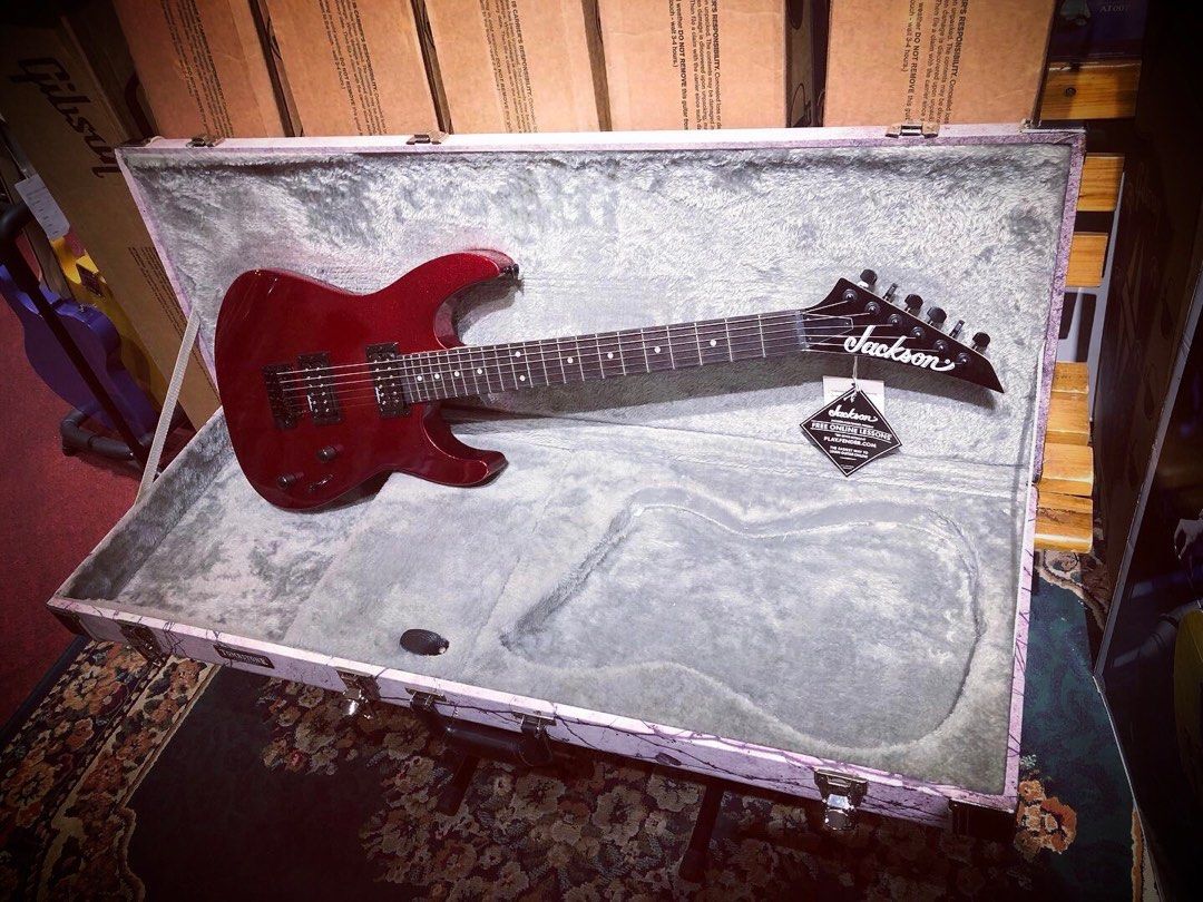 Jackson js11 dinky metallic red new arrivals