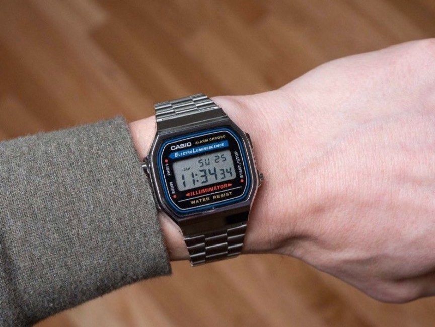Casio A168 Digital Stainless Steel watch Men s Fashion Watches
