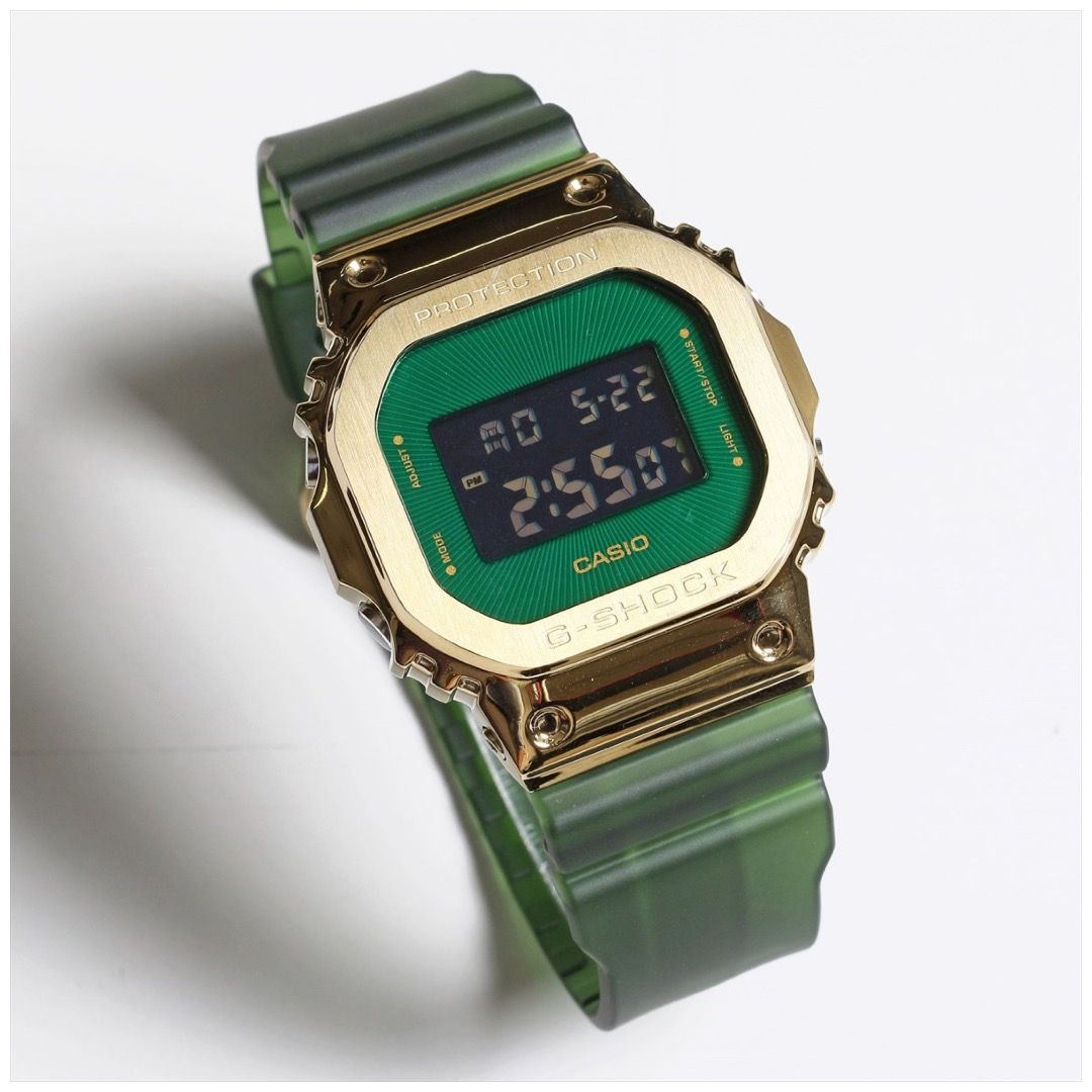 CASIO G-SHOCK GM-5600 series GM-5600CL-3 半透明綠色200米防水GSHOCK