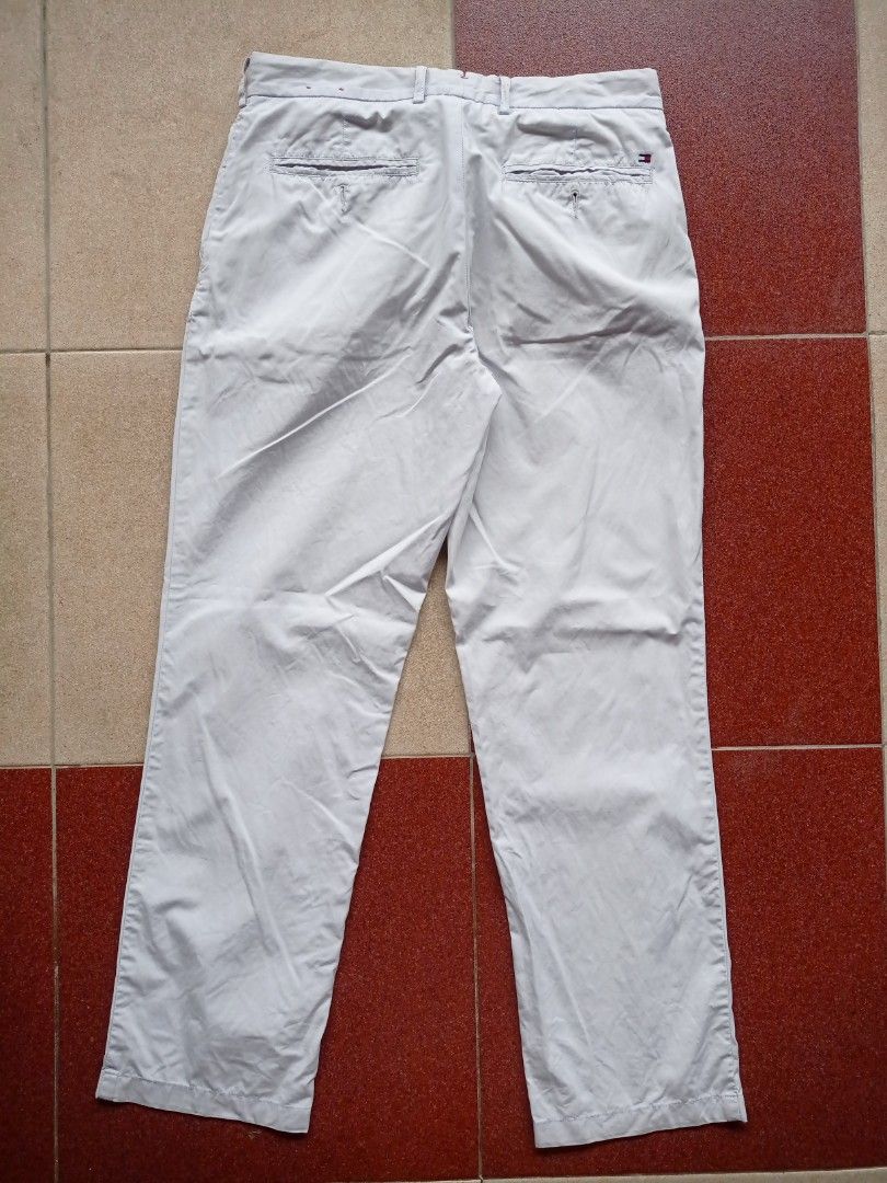 Celana madison chino tommy hilfiger, Fesyen Pria, Pakaian