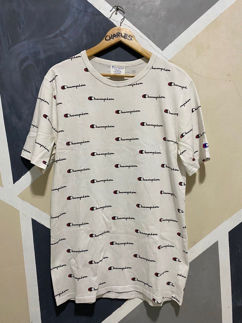 Champion shirt best sale all over print