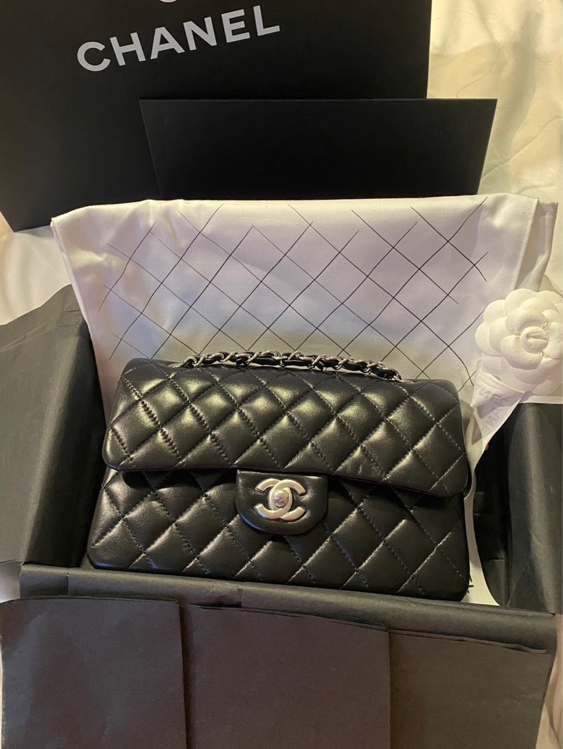 Chanel Small Classic Double Flap Lambskin SHW, Luxury, Bags & Wallets on  Carousell
