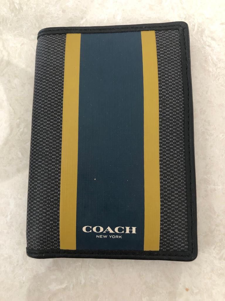 Coach passport holder, Men's Fashion, Watches & Accessories, Wallets