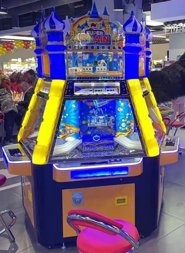 Coin Pusher Machine Coin Operated Super Train (Category: Billiards and Bowling) located in San Pablo. Submitted by reyesbilliardsandaccessories_ (Listing ID 1240260091, Image 3). Description: Coin Pusher Machine Coin Operated Castle ▶️ NOTE: Pre-order basis!!! Estimated time of arrival: 45 - 60 days after reservation ▶️Product details: ✔Age: >6 Years ✔is_customized: Yes ✔Plug Type: All plug ✔Name: Coin pusher Game Machine ✔Material: Metal+acrylic
