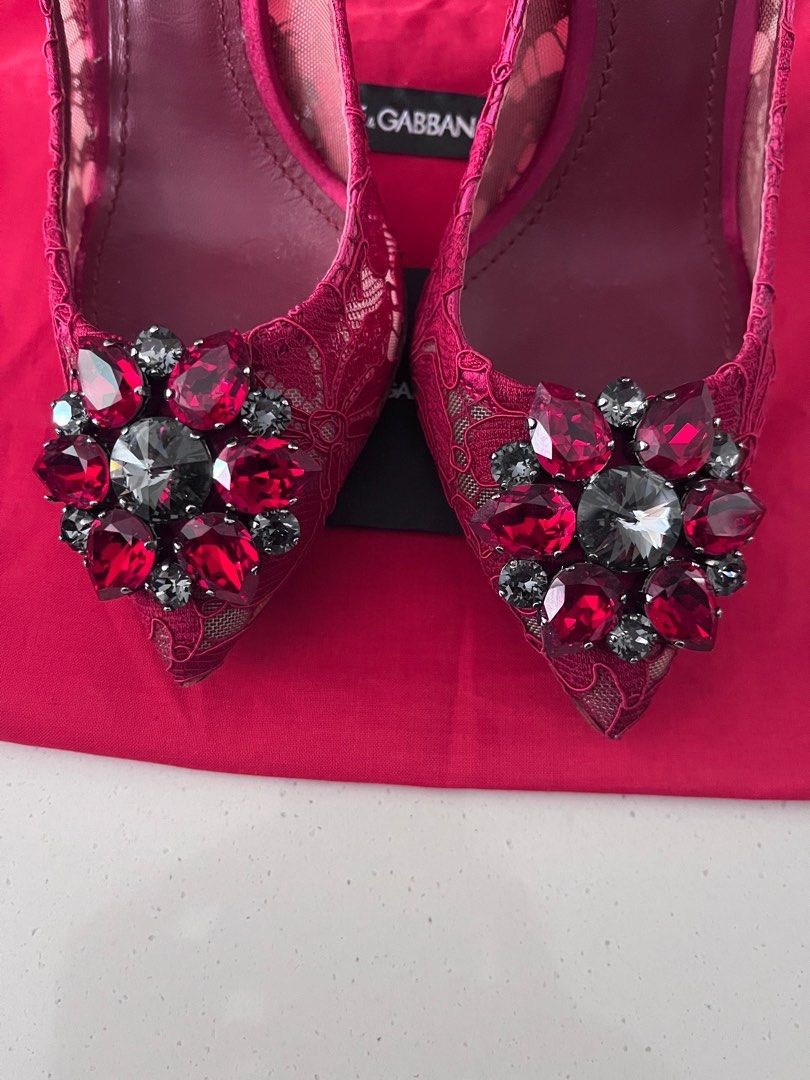 Dolce Gabbana lace Heels