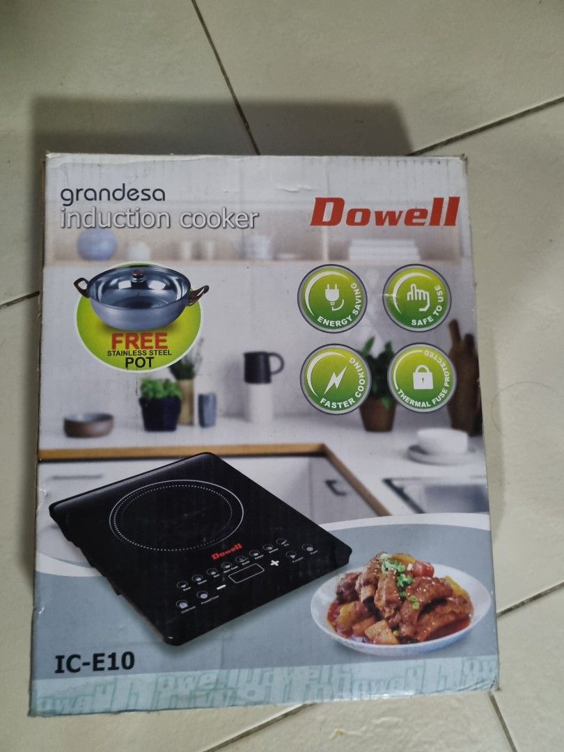 DOWELL Induction cooker IC E10, TV & Home Appliances, Kitchen