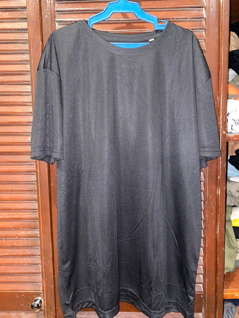 Dri fit dry fit black plain t shirt on Carousell