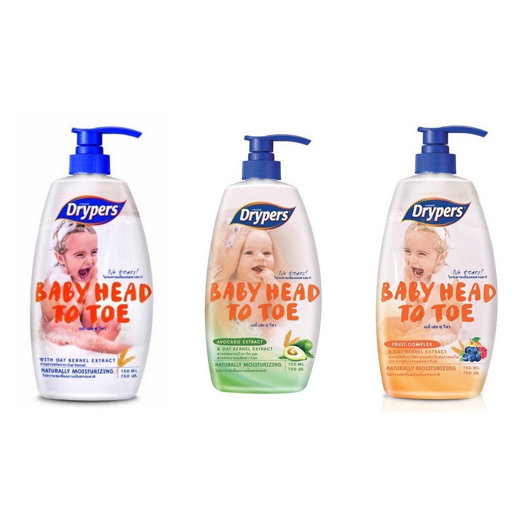 Drypers baby shampoo clearance