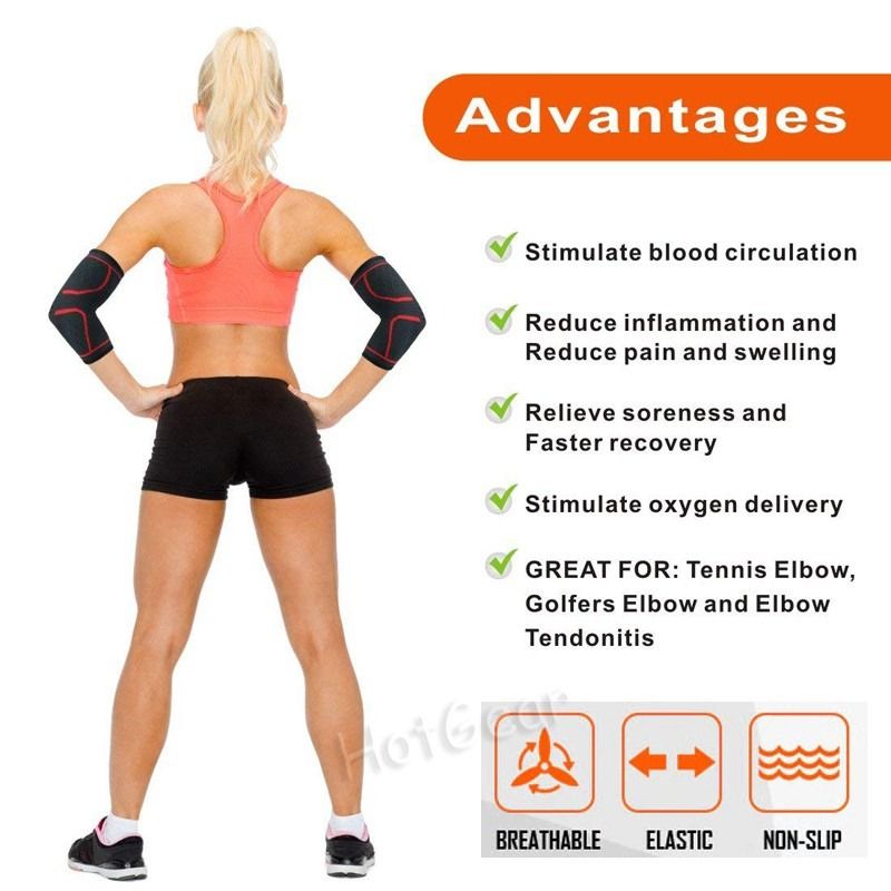 Elbow Compression Sleeve Elbow Support for Tendonitis Arthritis Elbow