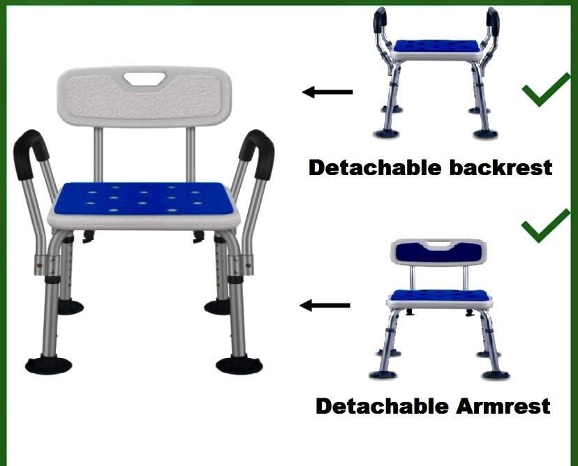 Elderly Shower Safety Bath Chair, Health & Nutrition, Assistive