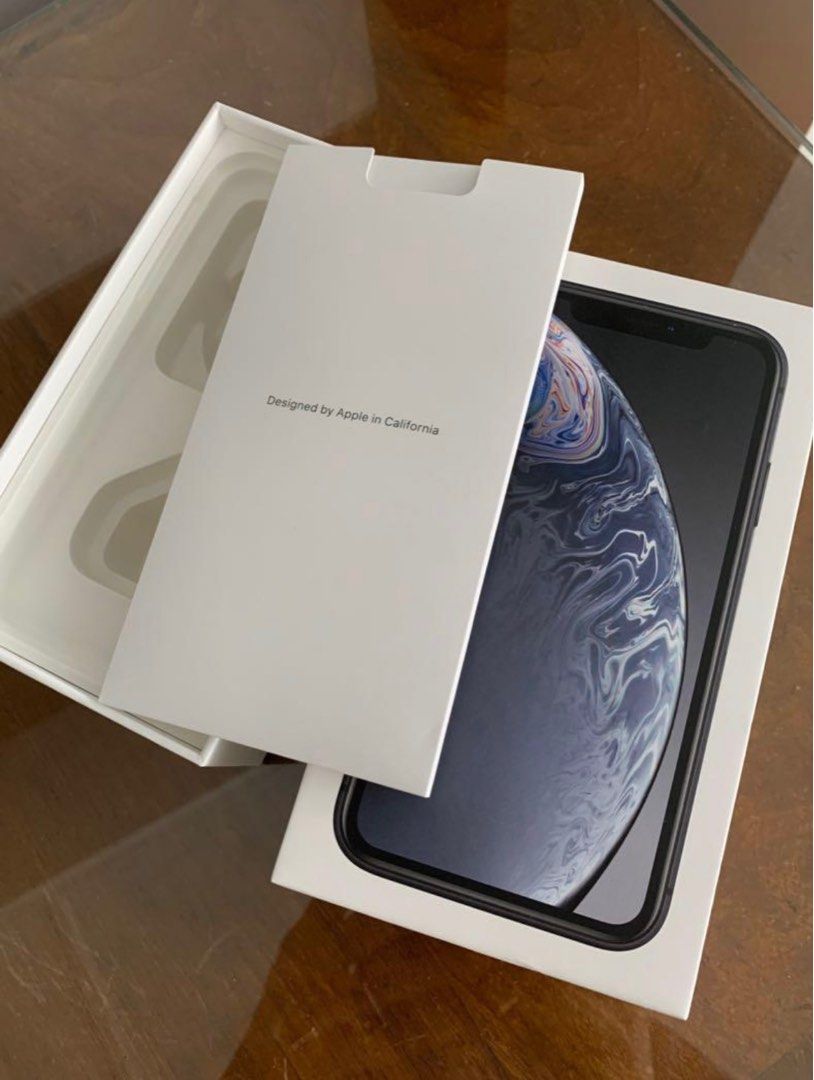 Empty box iPhone XR Black 128GB, Mobile Phones & Gadgets, Mobile