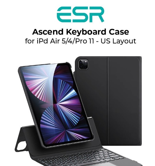 ESR Ascend Keyboard Case for iPad Air 5/4/Pro 11 (2018/2020/2021/2022