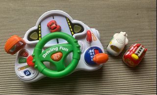 EUC driving fun toy / vtech car fire truck airplane (with music and light) $15 for all