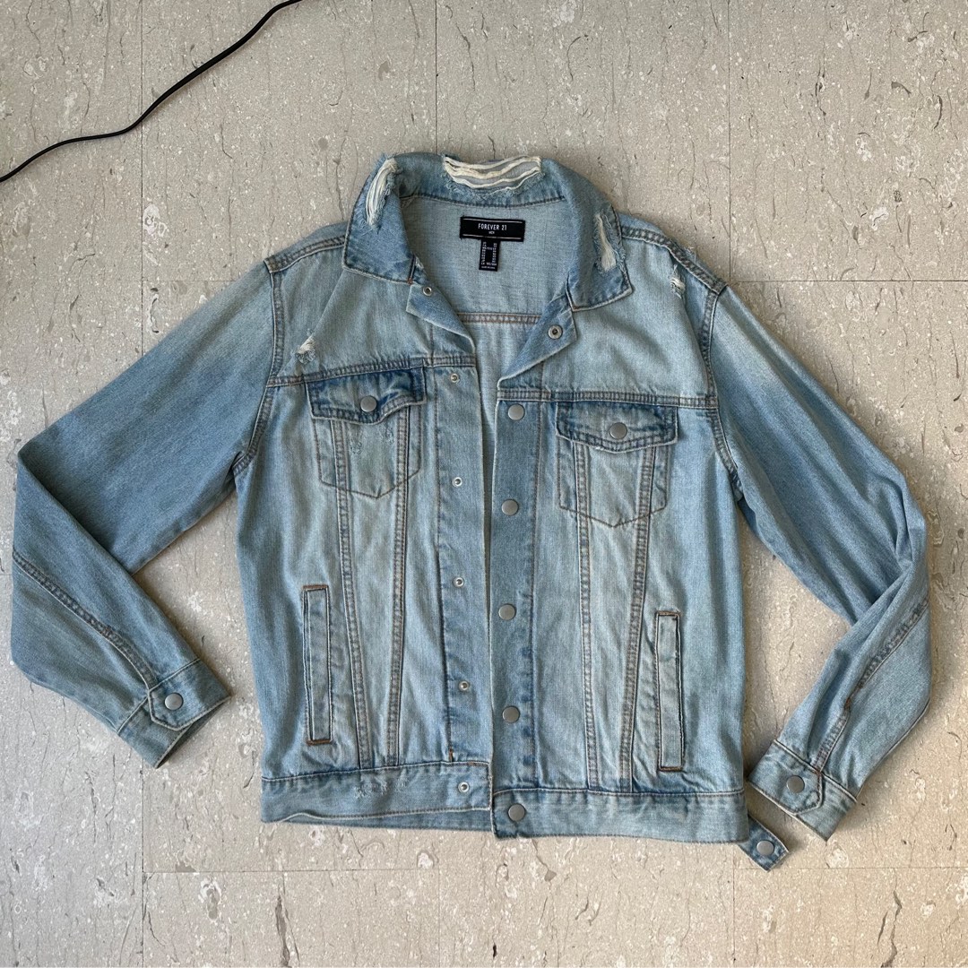 Cheap ripped on sale jean jacket