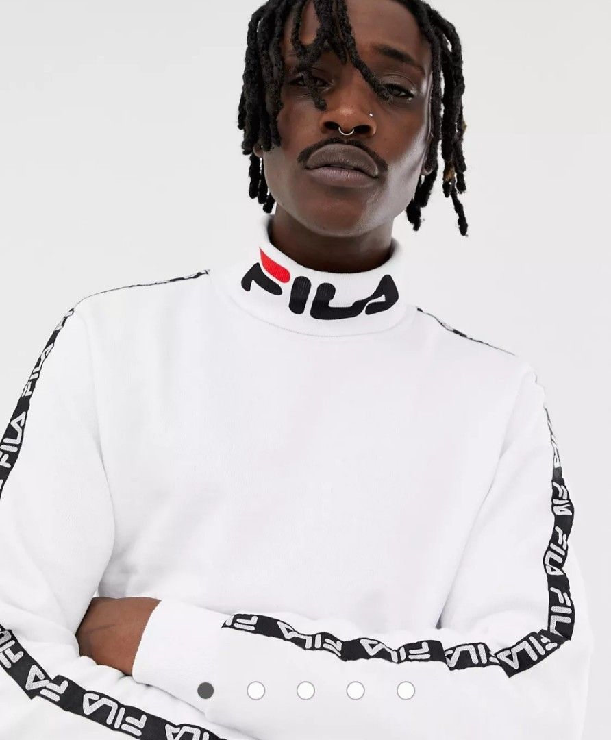 Fila mock neck sweatshirt hotsell