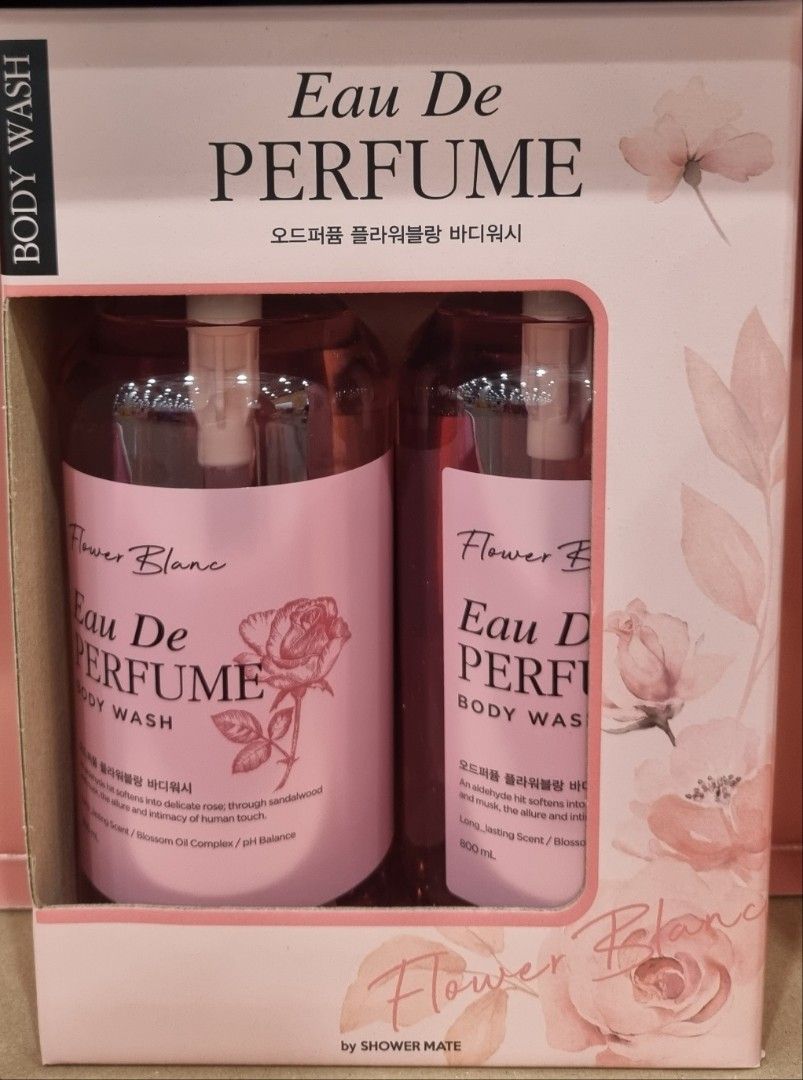 Flower Blanc Eau De Perfume Body Wash 800mlx2 (Category: Bath) located in Cainta. Submitted by shopchelonline (Listing ID 1240374217, Image 1). Description: Flower Blanc Eau De Perfume Body Wash 800mlx2 🛒945.00 each(all in) + LSF 💎Pre-order - NO RUSH SHIPPING 💎Korea Pasabuy - NORMAL ETA 💎Colors may vary due to lighting. 💎Availability and price may vary 💎The outer case/box is simply for protecting goods. (Damages such as scratches, discolora