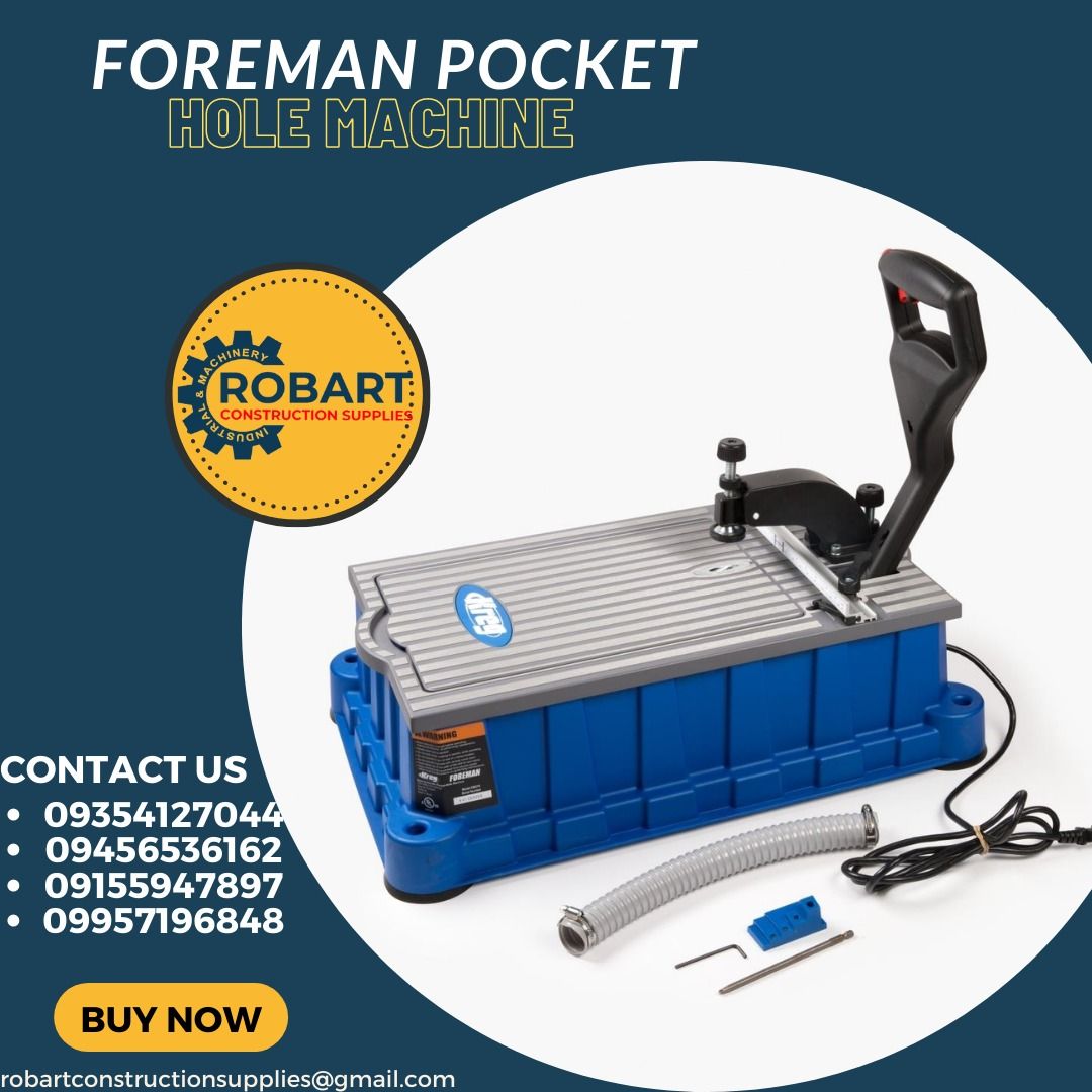 FOREMAN POCKET HOLE MACHINE, Commercial & Industrial, Construction ...