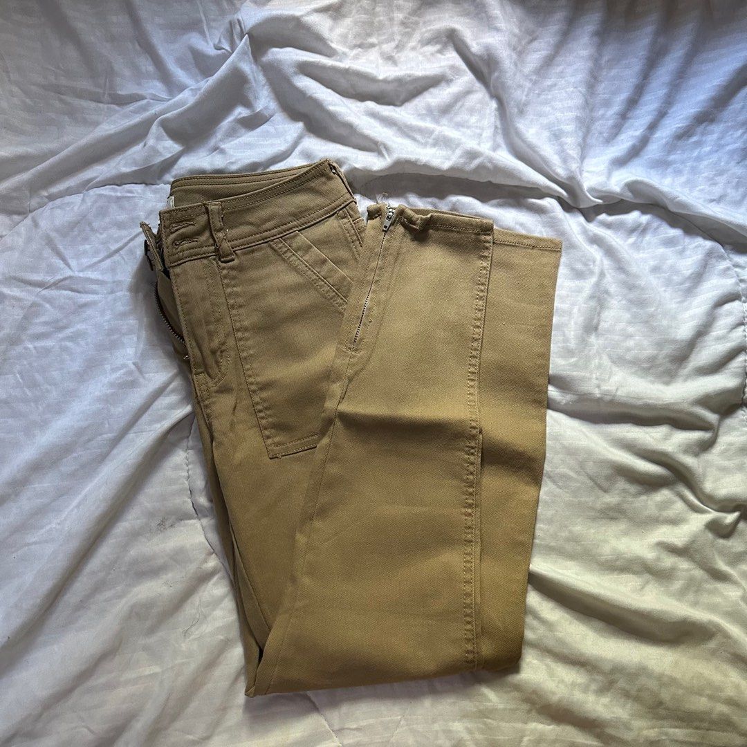 High waisted khaki pants forever 21 store