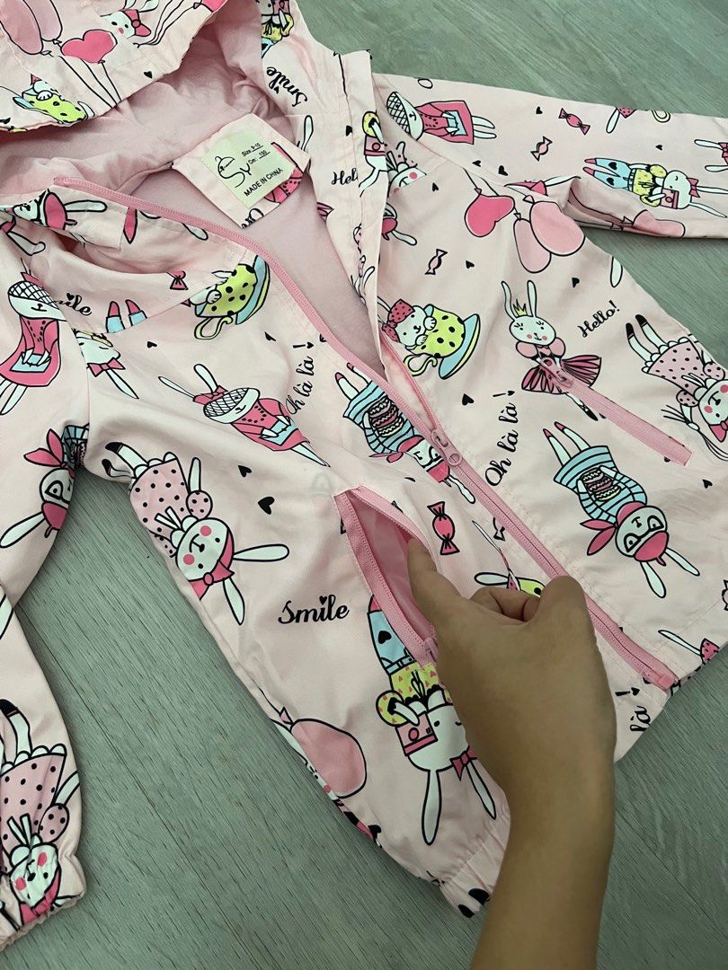 Girls Windbreaker Jacket Babies Kids Babies Kids Fashion on