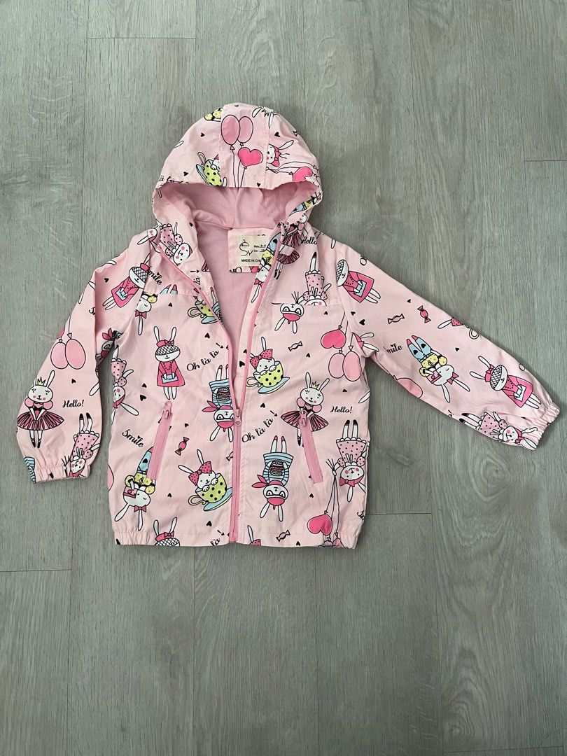 Girls Windbreaker Jacket Babies Kids Babies Kids Fashion on