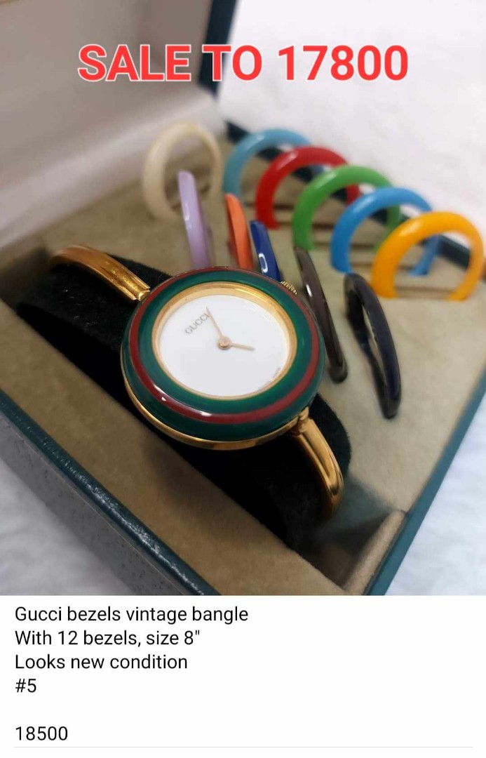 Gucci bezels clearance for sale