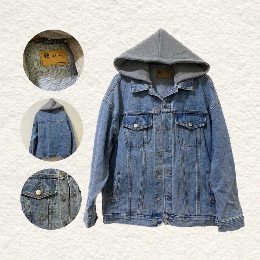 👌 Simple, Yet Cool Look! #hoodie #denim #jacket #outfits #men Denim jacket  over white h… | Hoodie outfit men, Mens casual outfits summer, Men fashion  casual shirts
