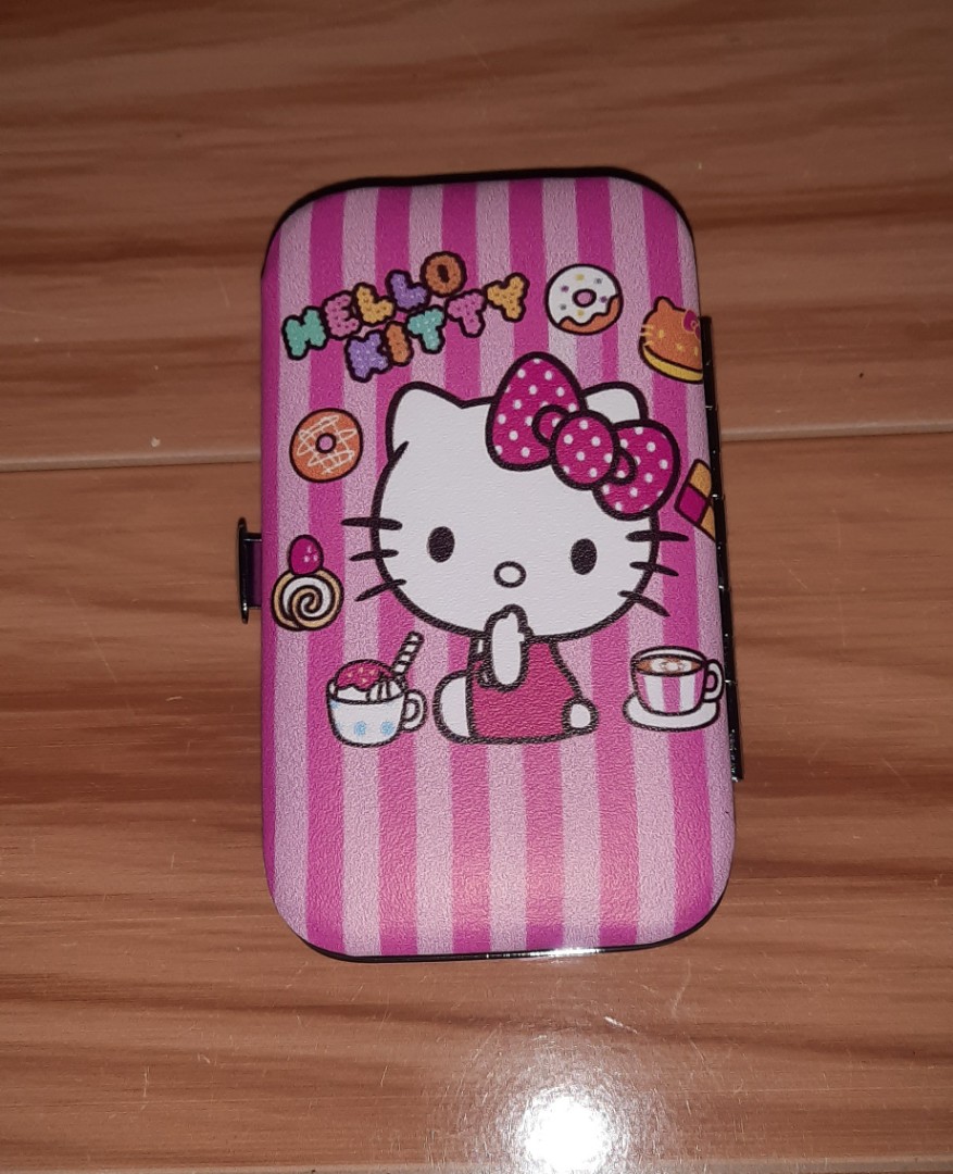Hello Kitty Pouch Case set menicure & pedicure 7in1 on Carousell