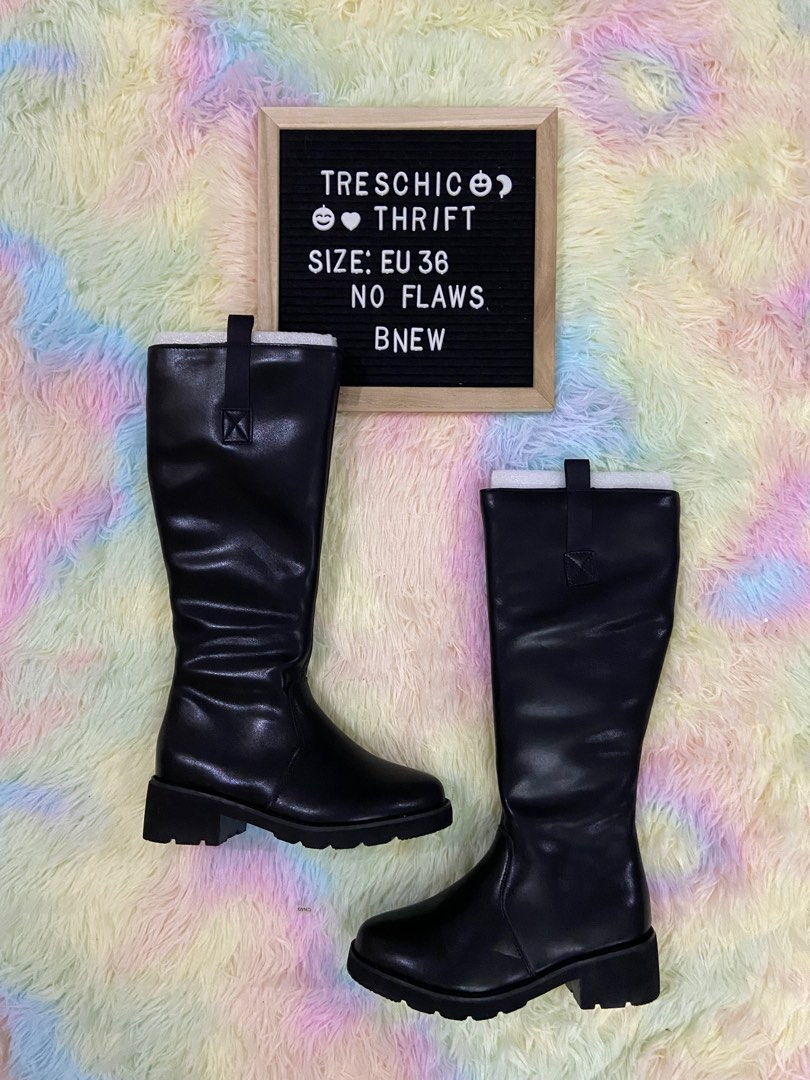high knee boots size 4