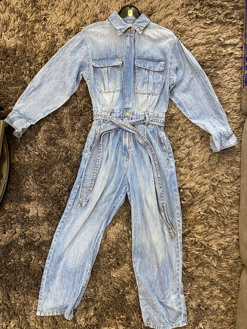 H&m jumpsuit denim online