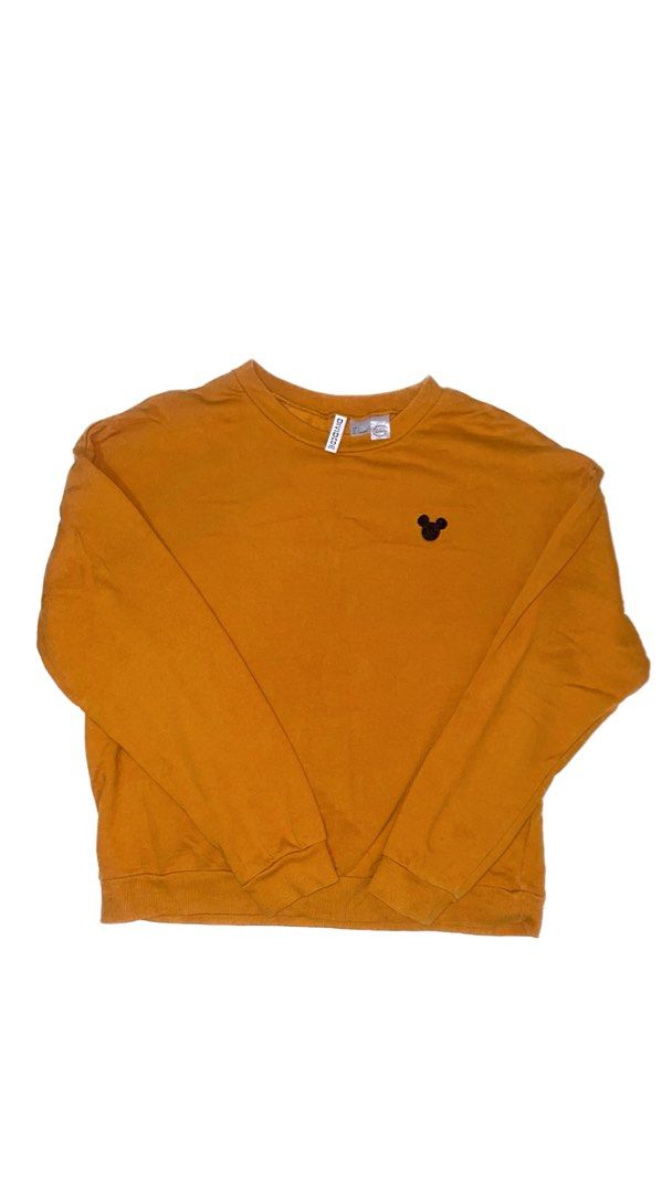 Mustard mickey mouse jumper sales