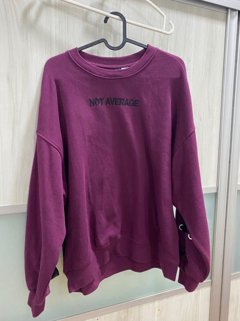 H&m not average sweatshirt outlet
