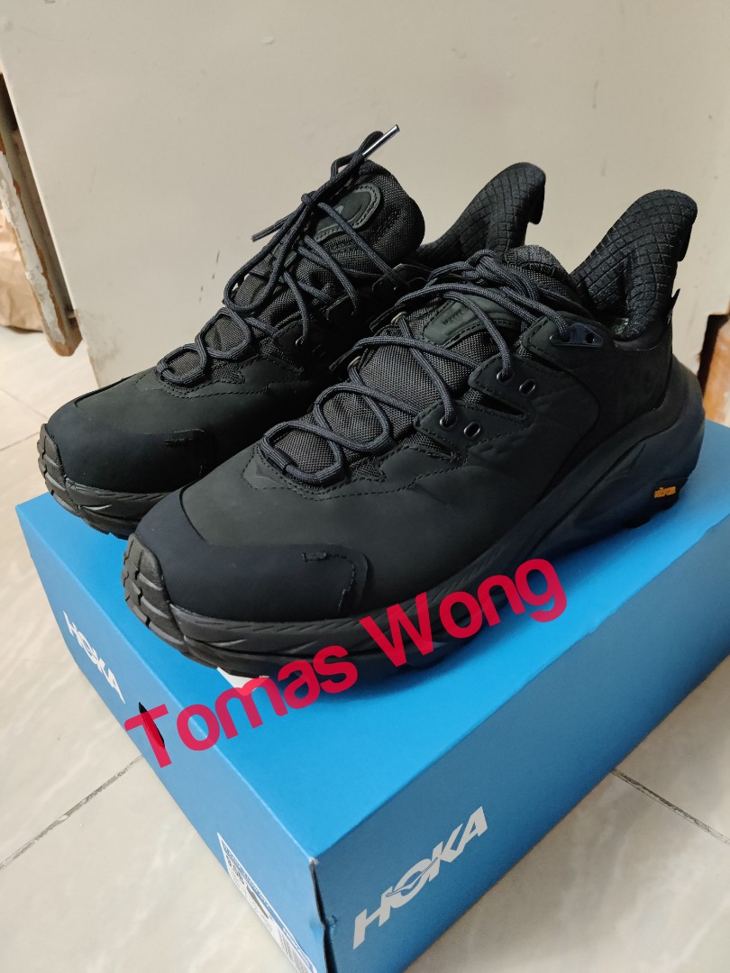 Hoka Kaha 2 low GTX (1123191-bblc) 黑色, 女裝, 鞋, 波鞋- Carousell