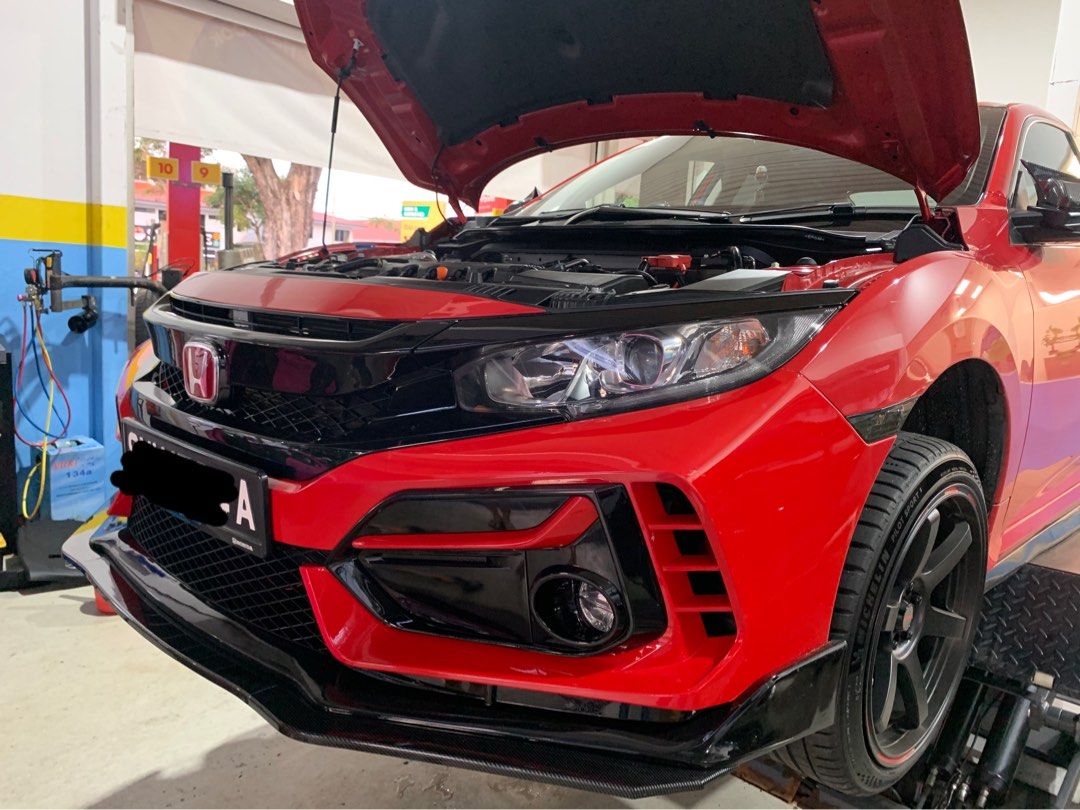 Honda Civic FC type r bodykit double lip Varis lip, Car Accessories