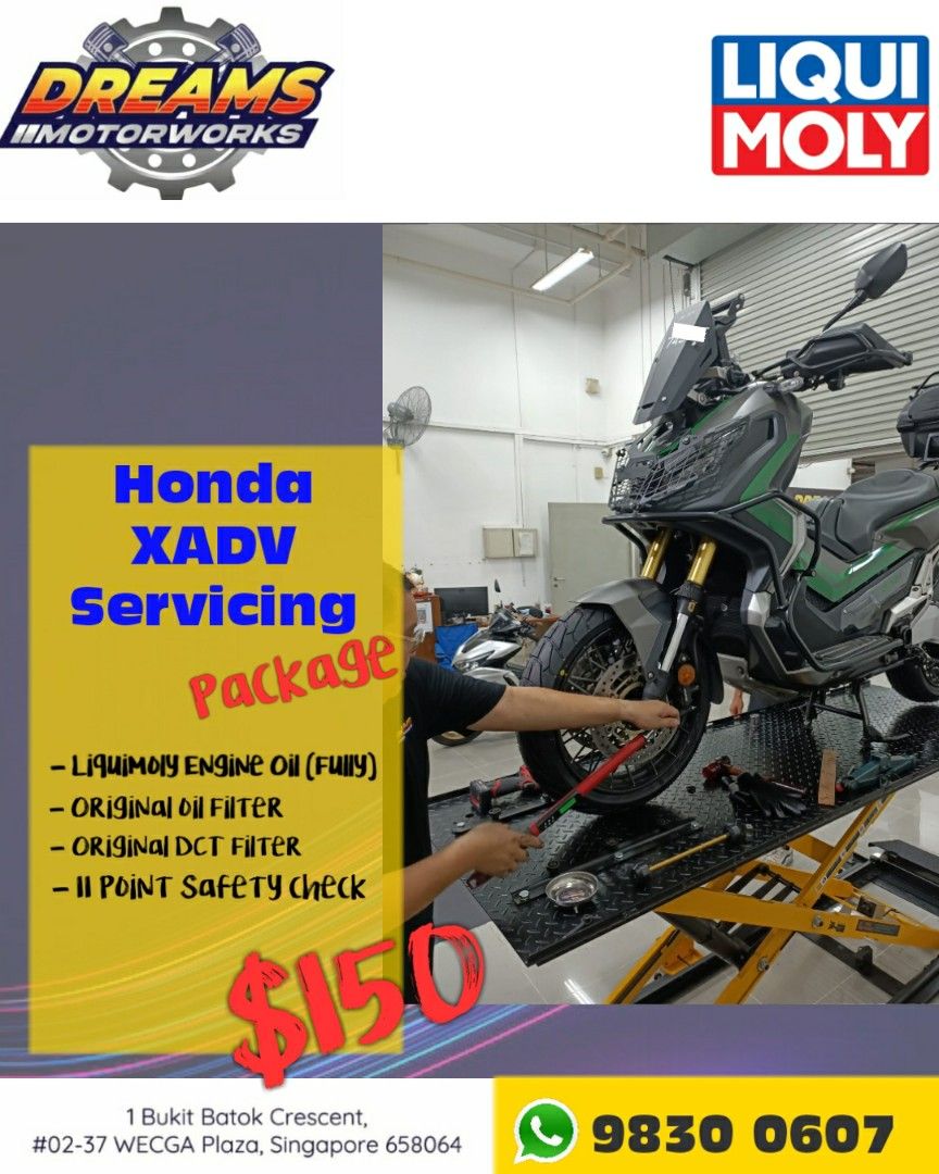 Honda XADV 750 Servicing Package, Motorcycles, Motorcycle Accessories