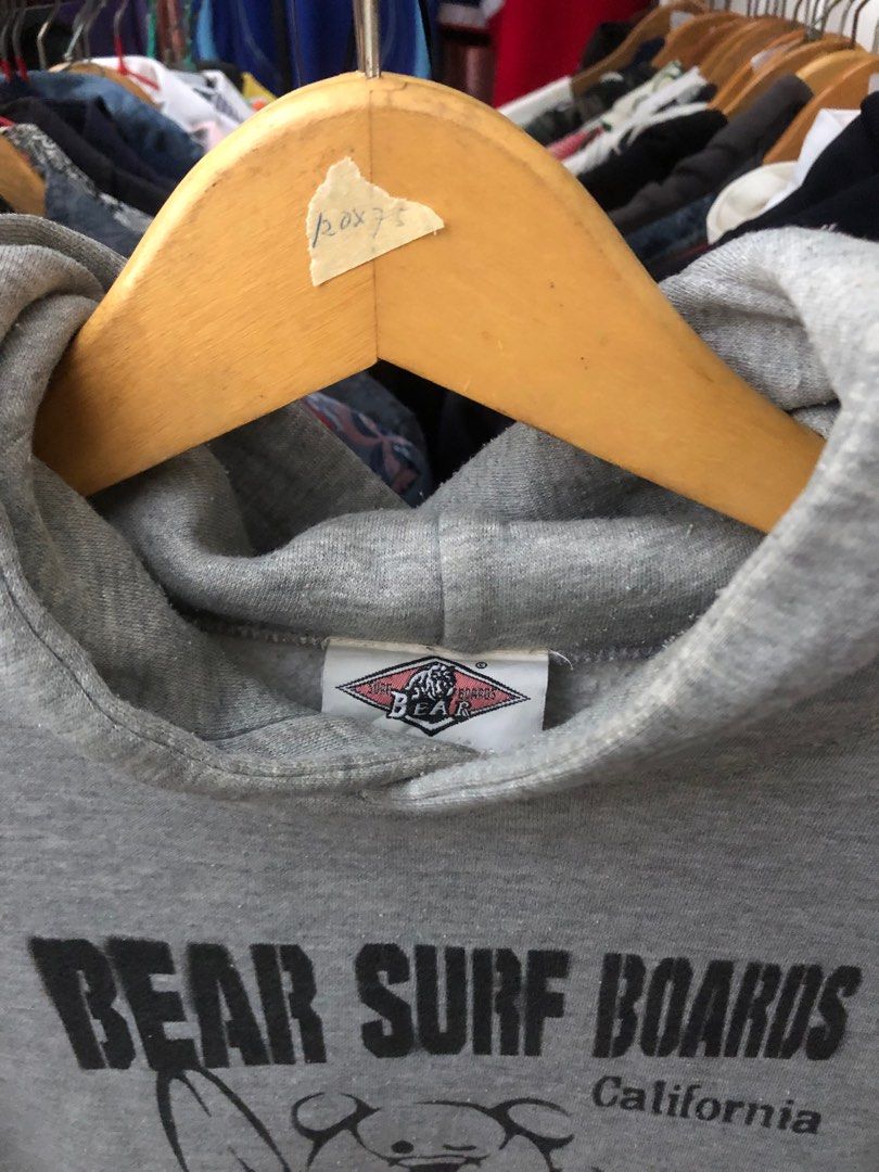Hoodie vintage surfing bear surf boards Fesyen Pria Pakaian Atasan di Carousell