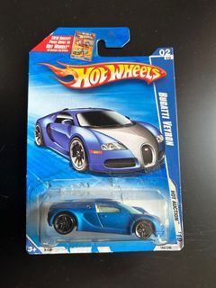 Hot Wheels Bugatti Veyron Satin Blue