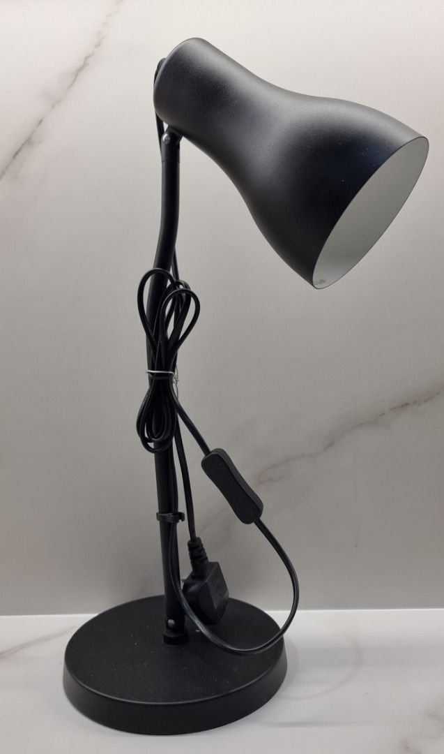 IKEA FINNSTARR Work lamp, black, Furniture & Home Living, Lighting & Fans, Lighting on Carousell