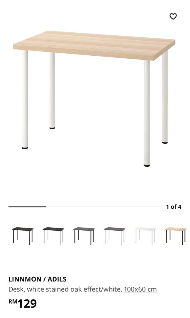 Ikea linnmon online desk sizes