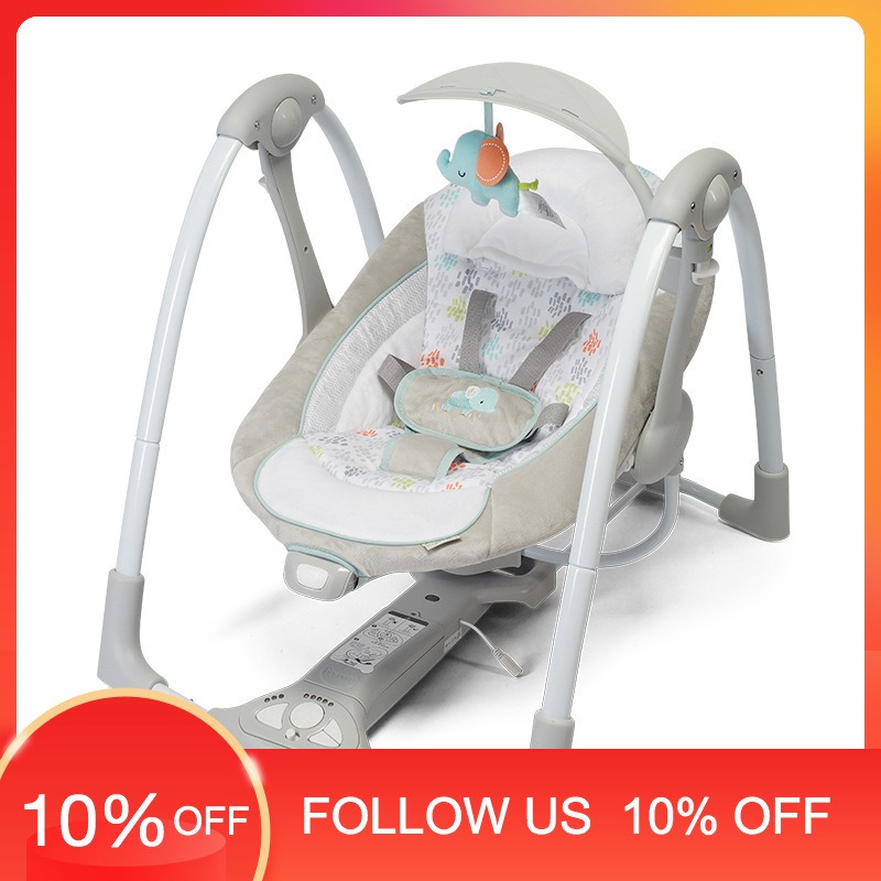 Ingenuity power adapt portable baby swing top
