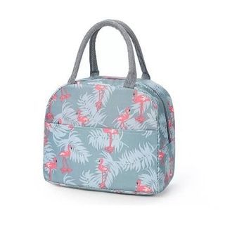 HOMESPON Lunch Bag Cute Cool For Boxes Waterproof Fabric Flamingo