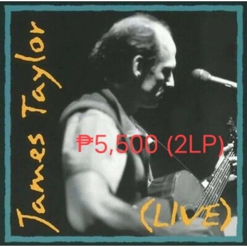 James Taylor vinyl record/album/ (Category: Vinyls) located in Manila. Submitted by ramonrobin.cruz (Listing ID 1240285339, Image 2). Description: James Taylor Greatest Hits = ₱3,500 James Taylor best live = ₱5,500 My old friend (marble vinyl) = ₱4,000 at Christmas = ₱3,750 live at troubadour (2LP) = ₱5,500 All brand new sealed made in USA.